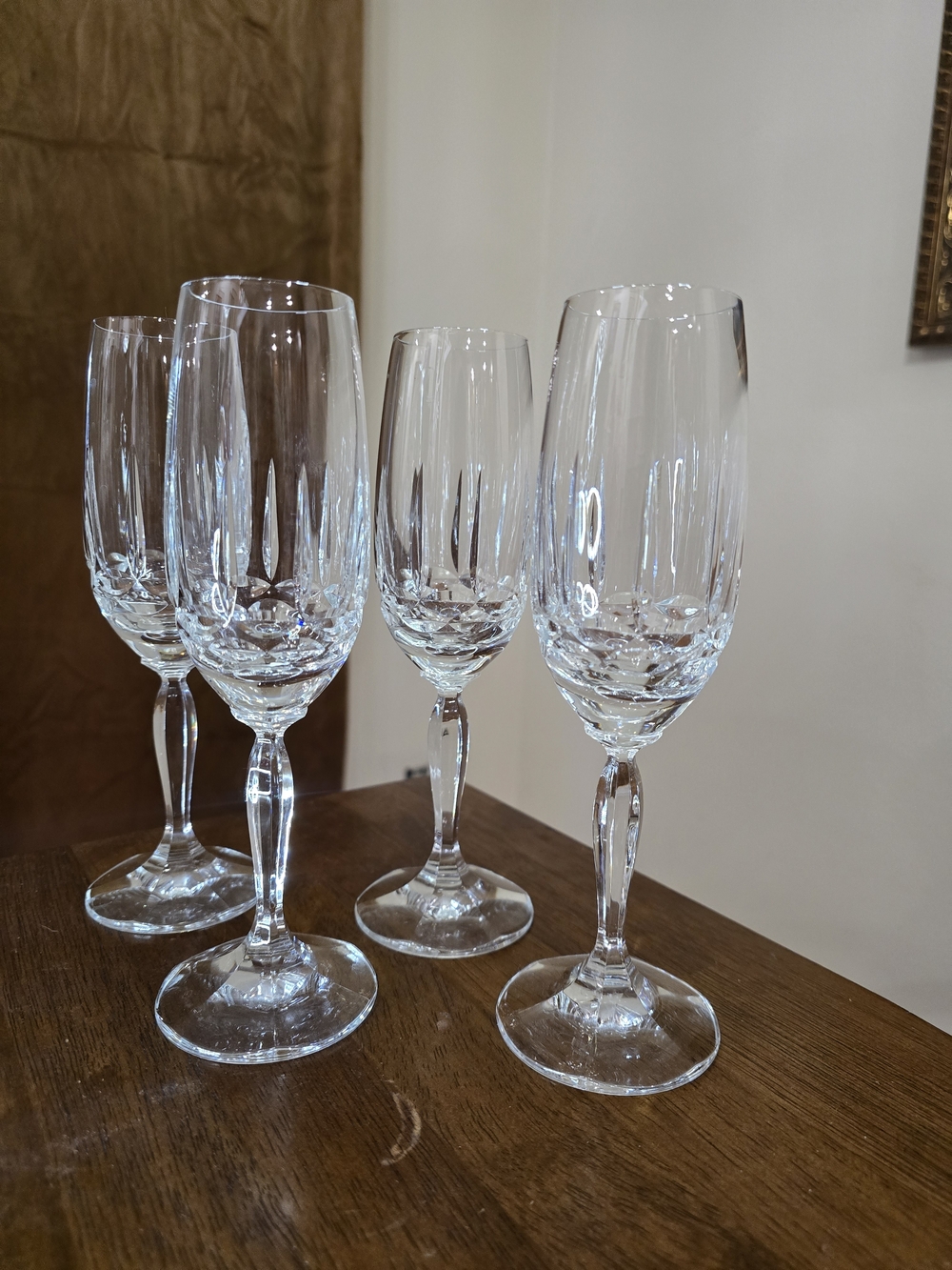 RARE Schott-Zwiesel SCZ22 / Tango Champagne Flute Crystal Set Of 4 MINT